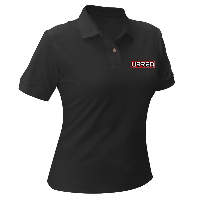 PLAYERA POLO NEGRA L MUJER